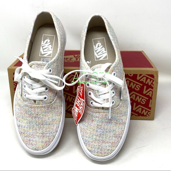 🌸Sale🌸 VANS Authentic Canvas Rainbow Jersey Women’s Sneak Size 6 VN0A2Z5IWN5 - Picture 4 of 9